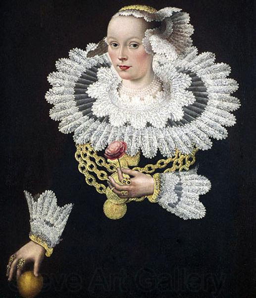 Michael Conrad Hirt Portrait of Anna Rosina Tanck, wife of the mayor of Lubecker